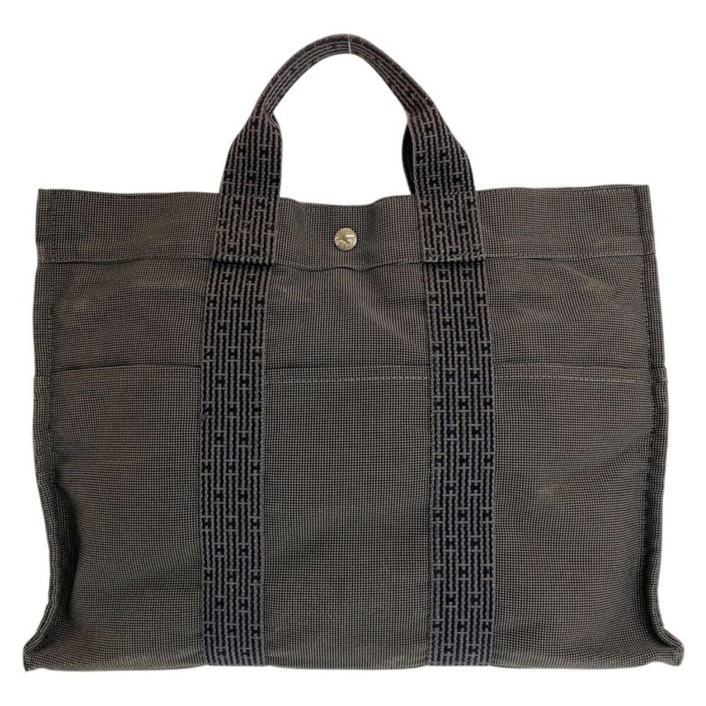Hermes Canvas Tote Bag